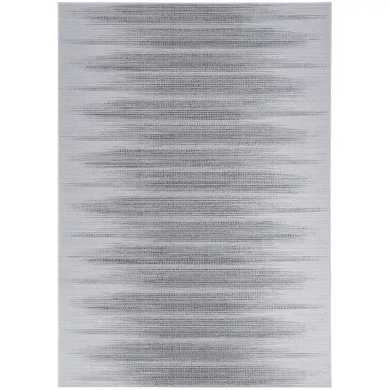 Gray Ombre Distressed Non Skid Area Rug Photo 2