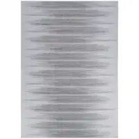 Photo of Gray Ombre Distressed Non Skid Area Rug