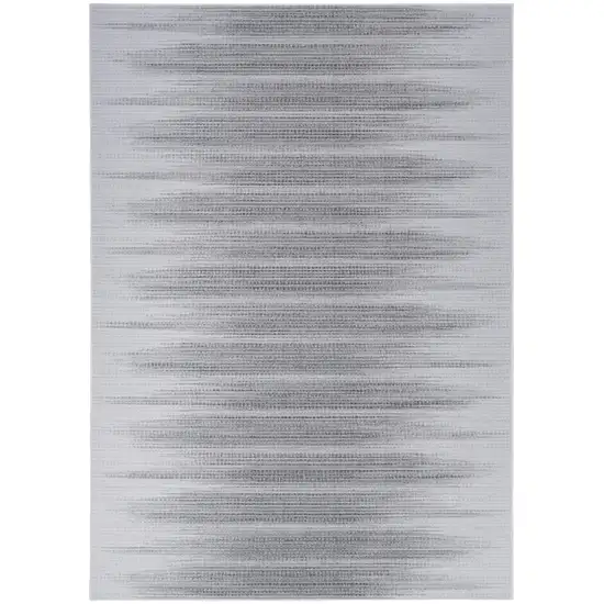 Gray Ombre Distressed Non Skid Area Rug Photo 5