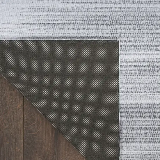 Gray Ombre Distressed Non Skid Area Rug Photo 9