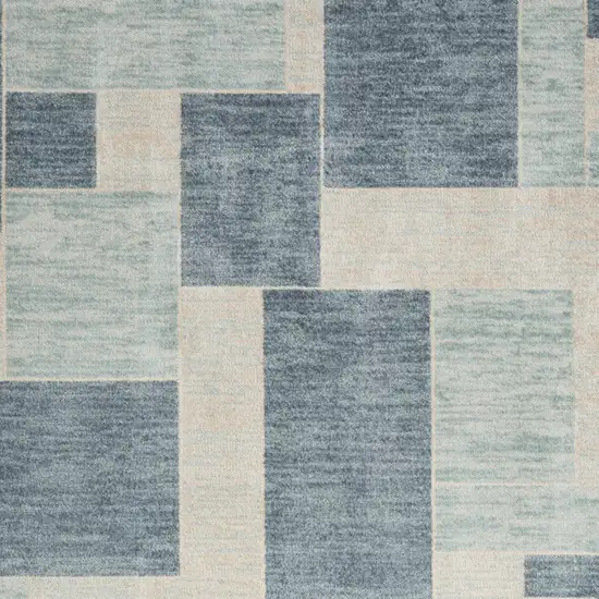 Gray Oriental Power Loom Distressed Washable Area Rug Photo 5