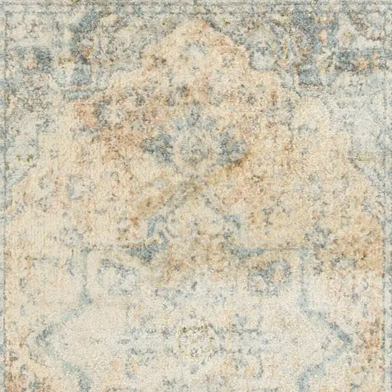 Gray Oriental Power Loom Distressed Washable Area Rug Photo 5