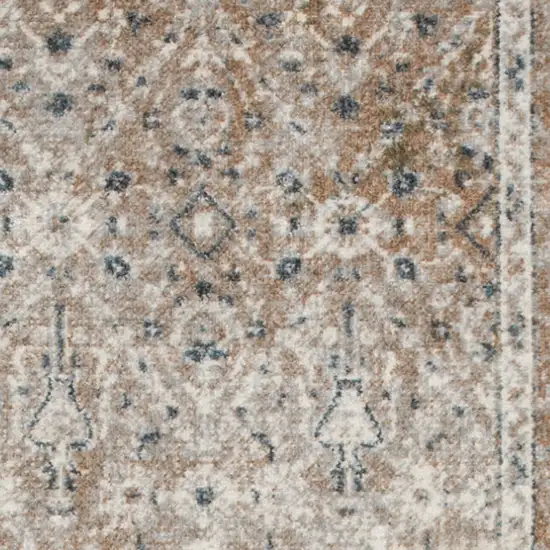 Gray Oriental Power Loom Washable Area Rug Photo 7