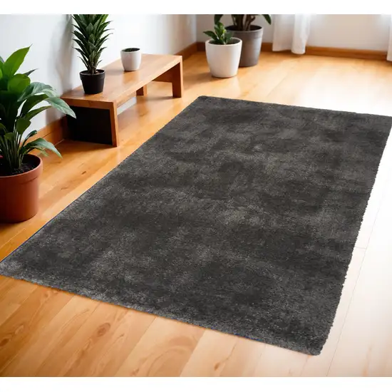 Gray Shag Area Rug Photo 1