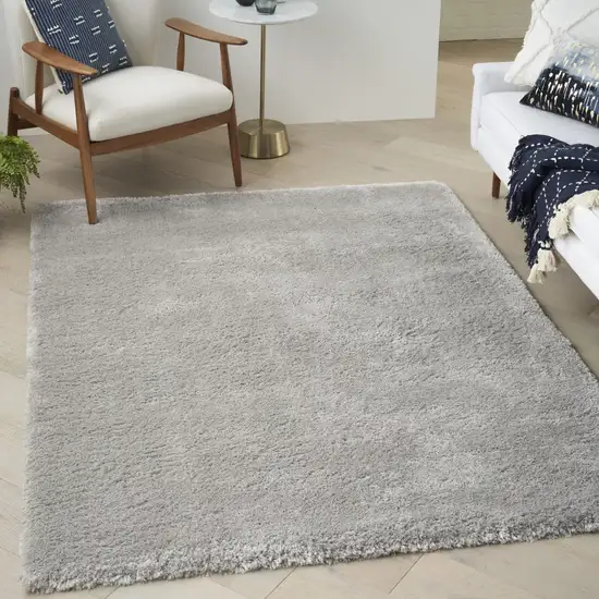 Gray Shag Area Rug Photo 8