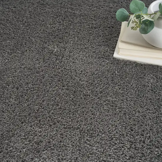 Gray Shag Area Rug Photo 6