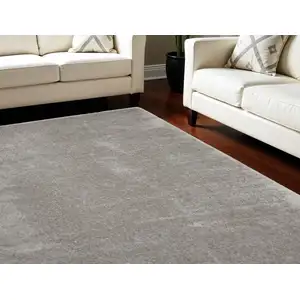 Photo of Gray Shag Area Rug