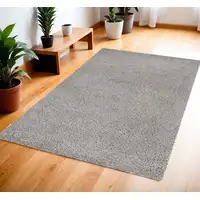 Photo of Gray Shag Area Rug