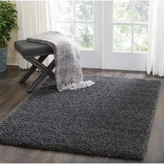 Gray Shag Area Rug Photo 6