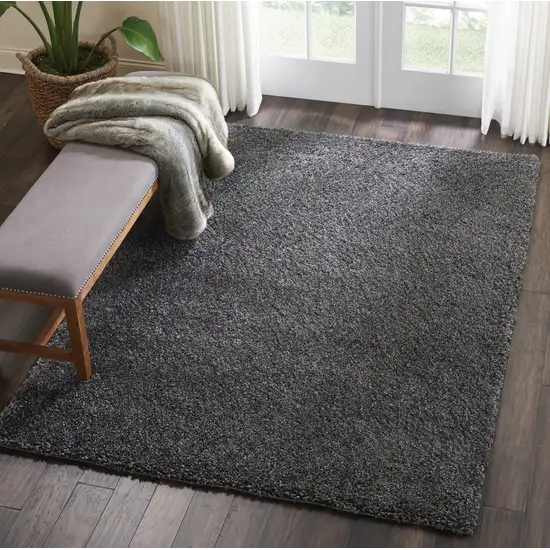 Gray Shag Area Rug Photo 7