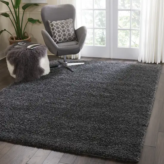 Gray Shag Area Rug Photo 6