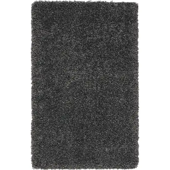 Gray Shag Area Rug Photo 4