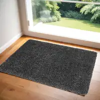 Photo of Gray Shag Area Rug