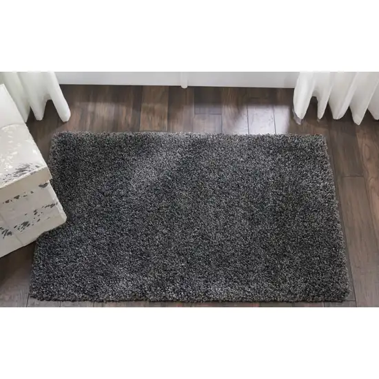 Gray Shag Area Rug Photo 7