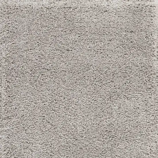 Gray Shag Distressed Area Rug Photo 5