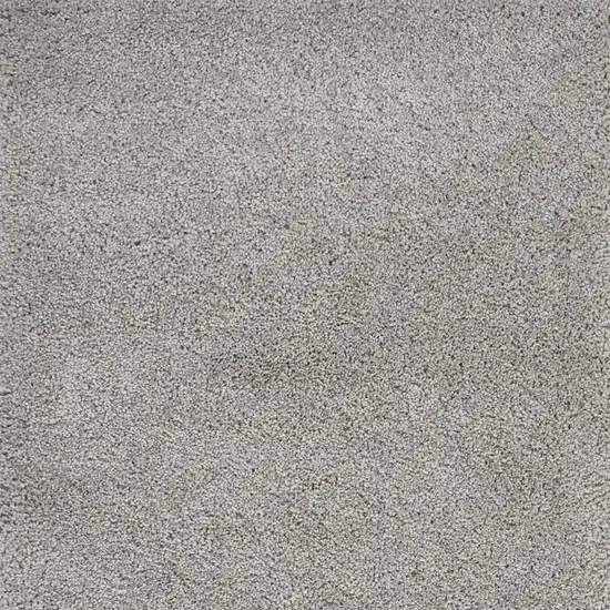 Gray Shag Distressed Area Rug Photo 9