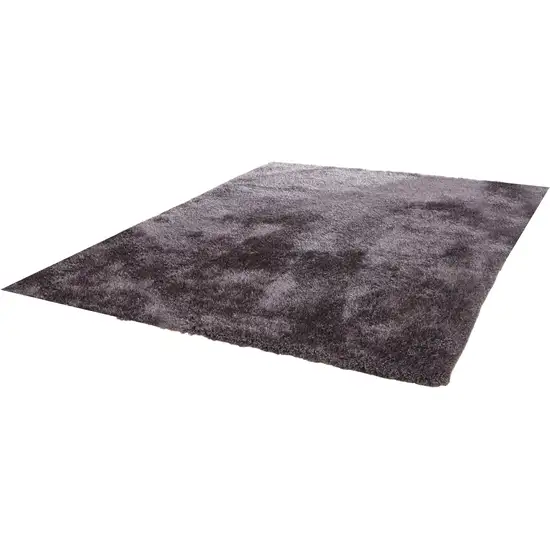 Gray Shag Hand Tufted Area Rug Photo 1