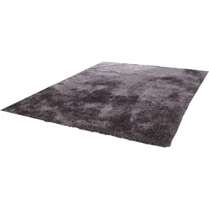 Photo of Gray Shag Hand Tufted Area Rug