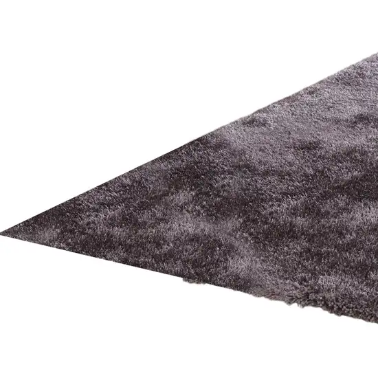 Gray Shag Hand Tufted Area Rug Photo 3