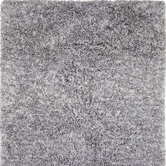 Gray Shag Hand Tufted Area Rug Photo 5