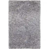 Photo of Gray Shag Hand Tufted Area Rug