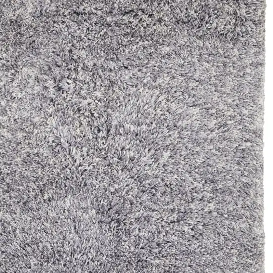 Gray Shag Hand Tufted Area Rug Photo 6