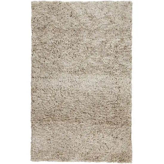 Gray Shag Hand Tufted Area Rug Photo 4