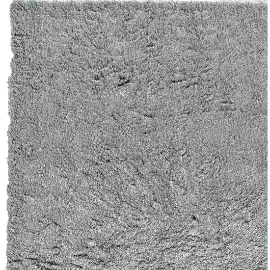 Gray Shag Hand Tufted Area Rug Photo 7