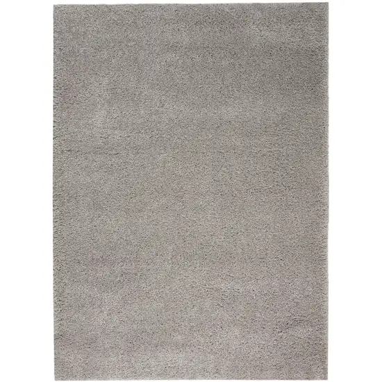 Gray Shag Non Skid Area Rug Photo 2