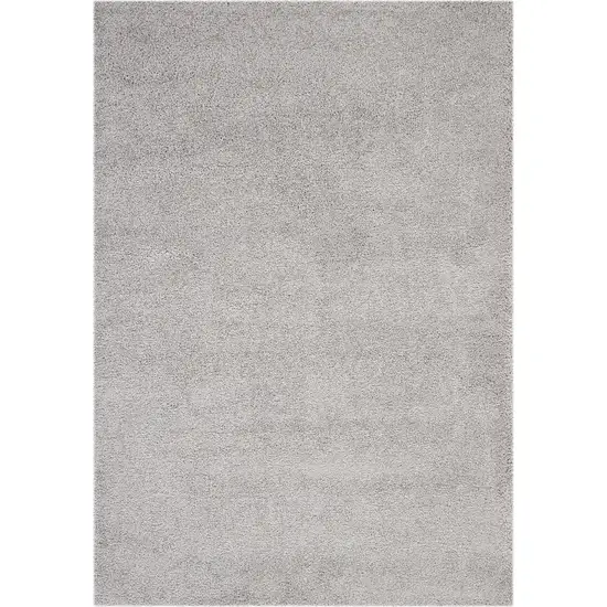 Gray Shag Non Skid Area Rug Photo 2