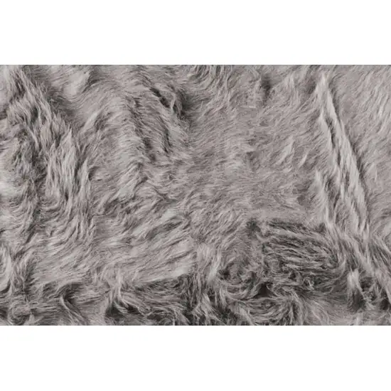 Gray Sheepskin Double - Area Rug Photo 2