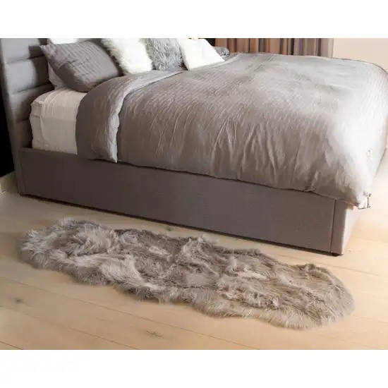 Gray Sheepskin Double - Area Rug Photo 3