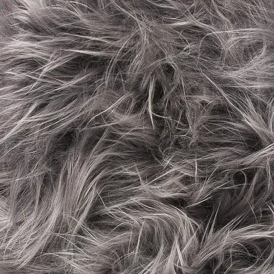 Gray Sheepskin Handmade Non Skid Area Rug Photo 7