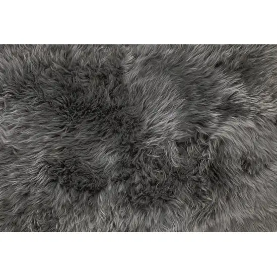 Gray Single Sheepskin - Area Rug Photo 2