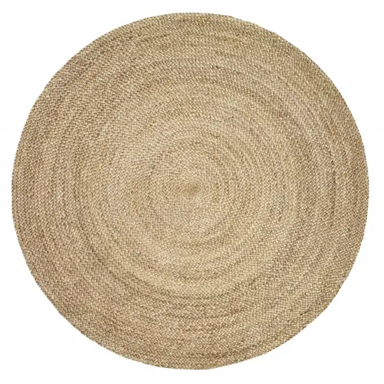 Gray Toned Natural Jute Area Rug Photo 10