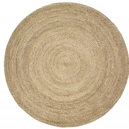 Gray Toned Natural Jute Area Rug Photo 9