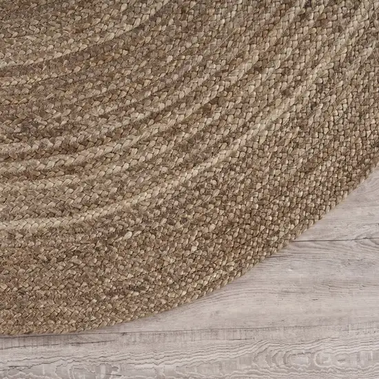 Gray Toned Natural Jute Area Rug Photo 6