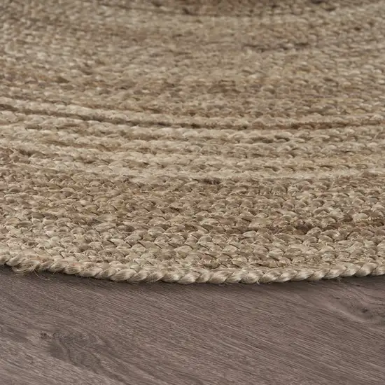 Gray Toned Natural Jute Area Rug Photo 4