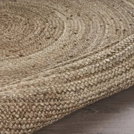 Gray Toned Natural Jute Area Rug Photo 6