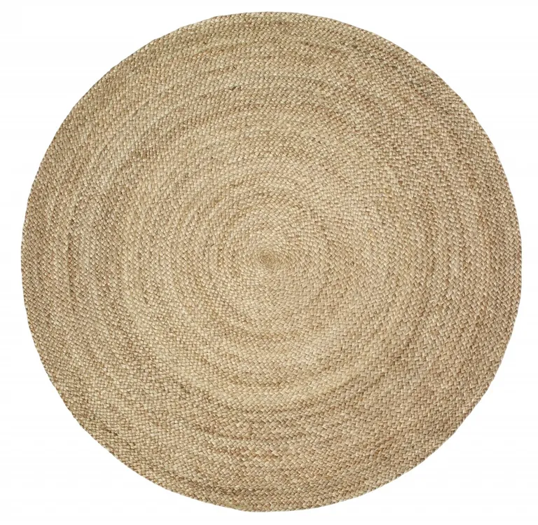 Gray Toned Natural Jute Area Rug Photo 1