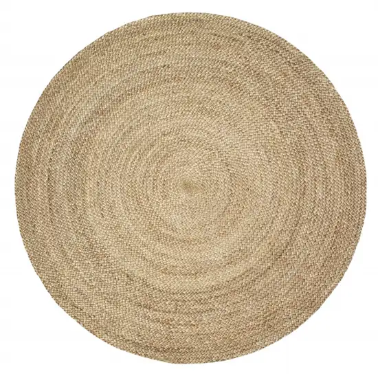 Gray Toned Natural Jute Area Rug Photo 1