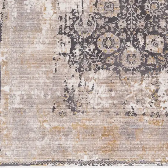 Gray Washed Out Persian Area Rug Photo 1