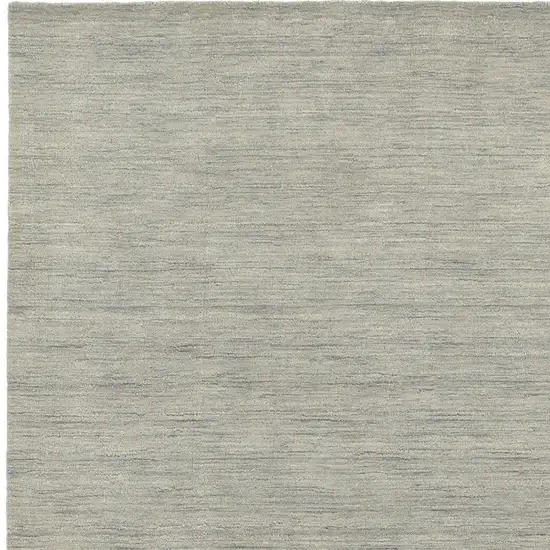 Gray Wool Hand Tufted Area Rug Photo 5