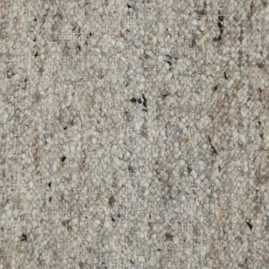 Gray Wool Hand Woven Area Rug Photo 9