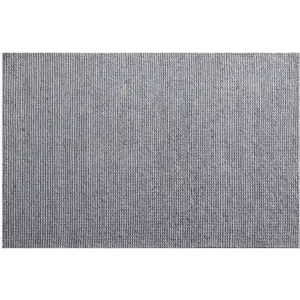 Photo of Gray Wool Striped Hand Woven Area Rug