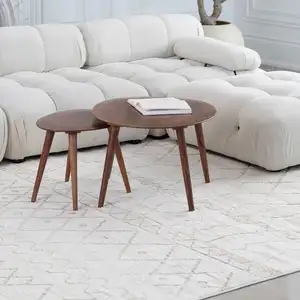 Photo of Gray and Beige Abstract Distressed Area Rug