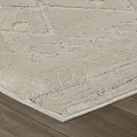 Photo of Gray and Beige Abstract Distressed Area Rug