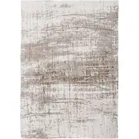 Photo of Gray and Beige Abstract Non Skid Area Rug