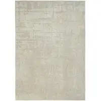 Photo of Gray and Beige Abstract Non Skid Area Rug