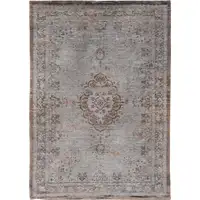 Photo of Gray and Beige Medallion Non Skid Area Rug